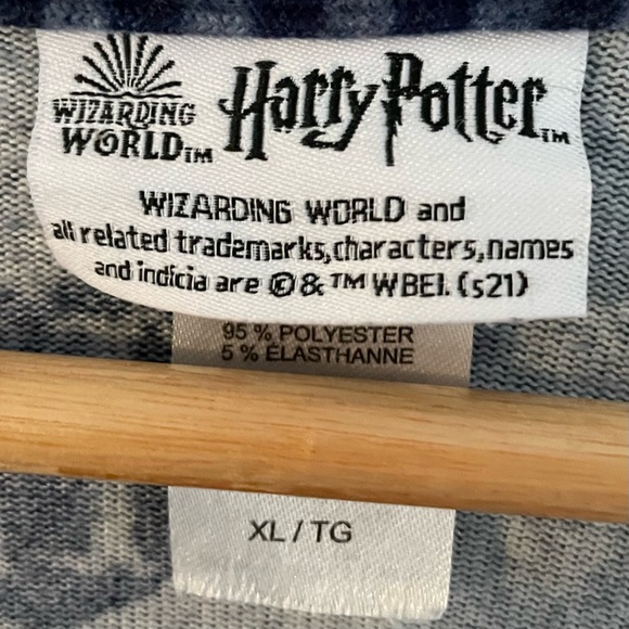 Wizarding World Official Harry Potter Glasses Hogwarts Women XL Blue Tshirt #557 - Picture 4 of 8